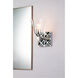 Alpha 1 Light 7 inch PC Bath Light Wall Light in Polished Chrome